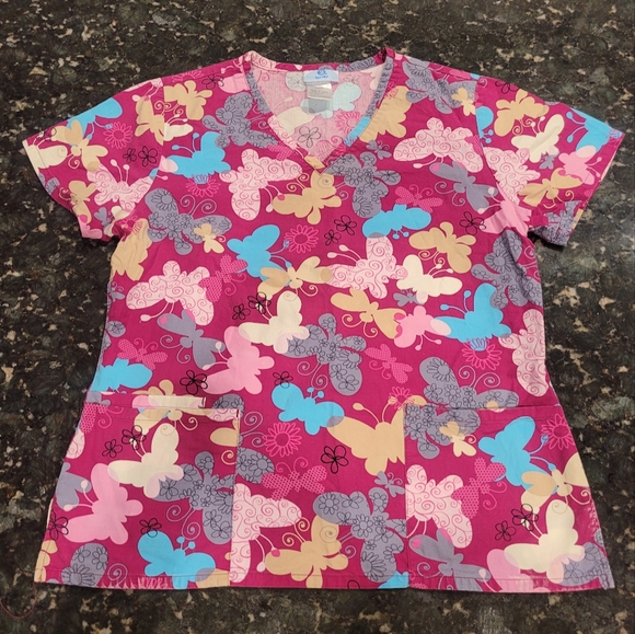 Nursing Scrubs Top Bundle ~ Small - Picture 2 of 11